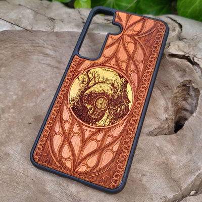 Fantasy Movie - Wood Phone Case - Hand Painted