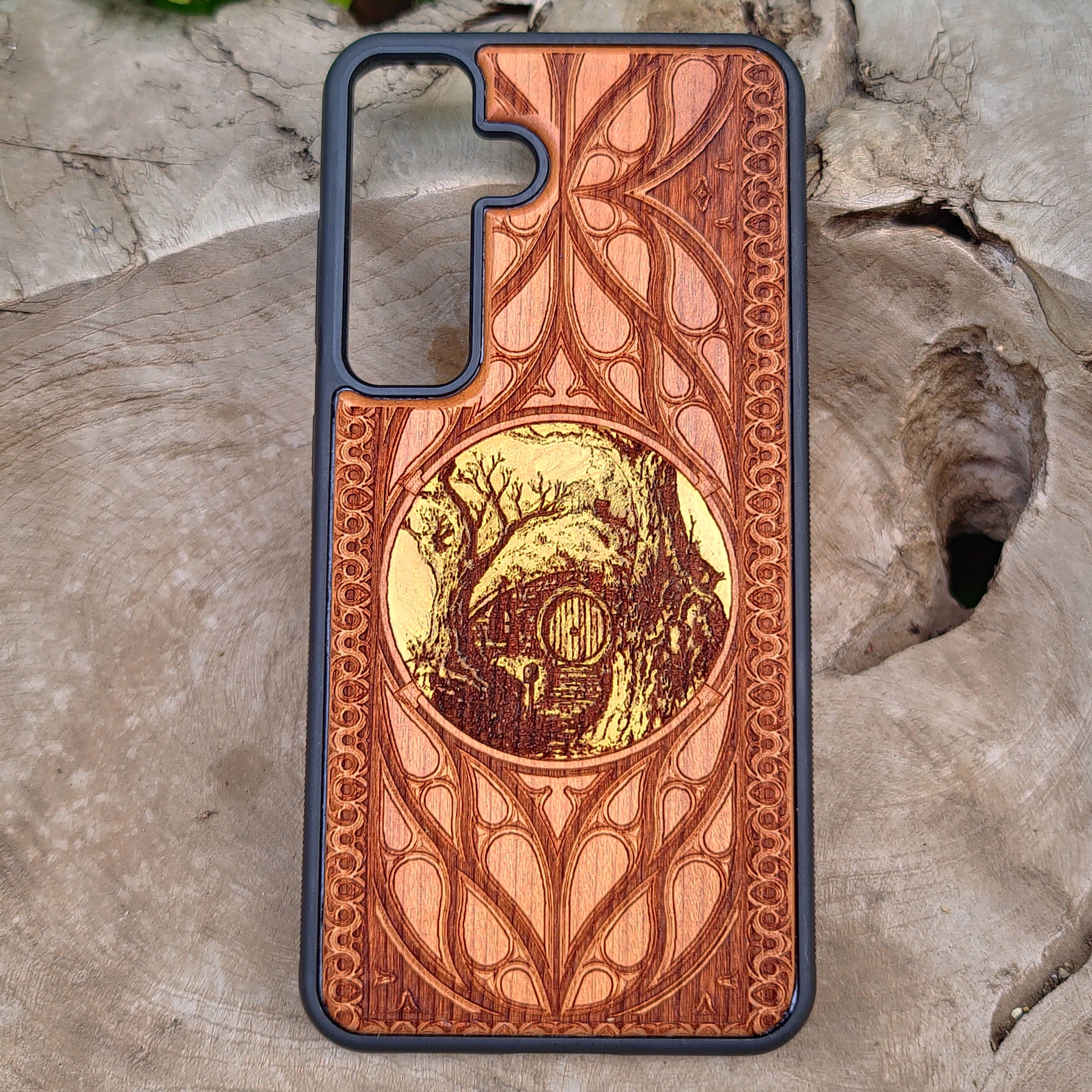 Fantasy Movie - Wood Phone Case - Hand Painted