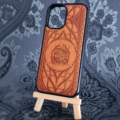 Handyhülle aus Holz - Individuelles Symboldesign XX