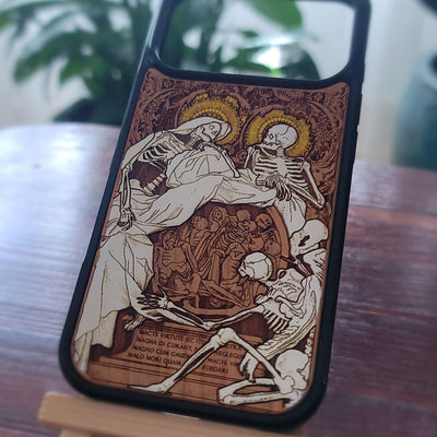 Souls - Wood Phone Case - Hand Painted
