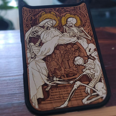 Souls - Wood Phone Case - Hand Painted