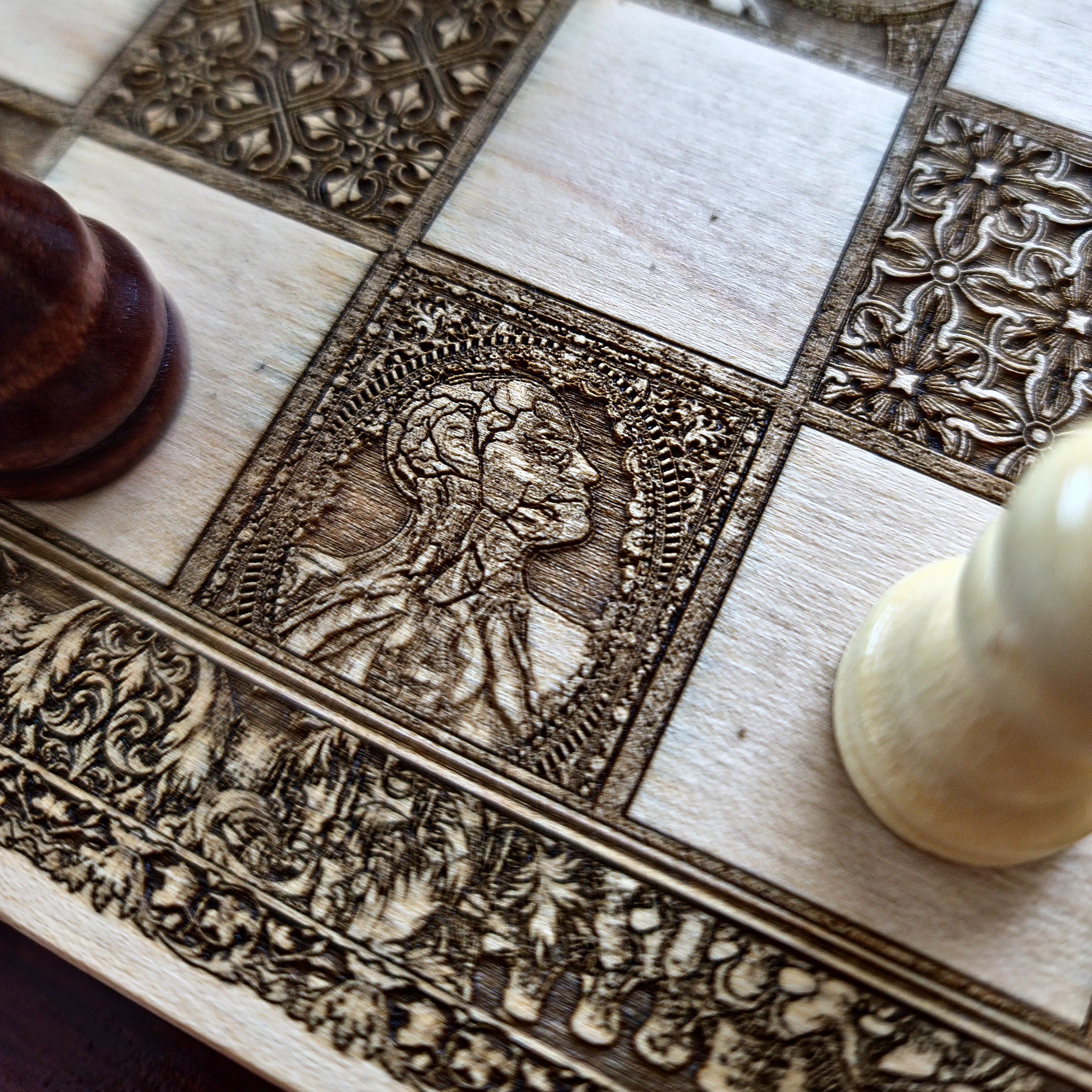 Human Anatomy Chess Board - A3 Large Size