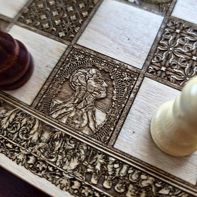 Human Anatomy Chess Board - A3 Large Size