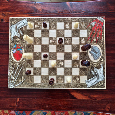 Human Anatomy Chess Board - A3 Large Size