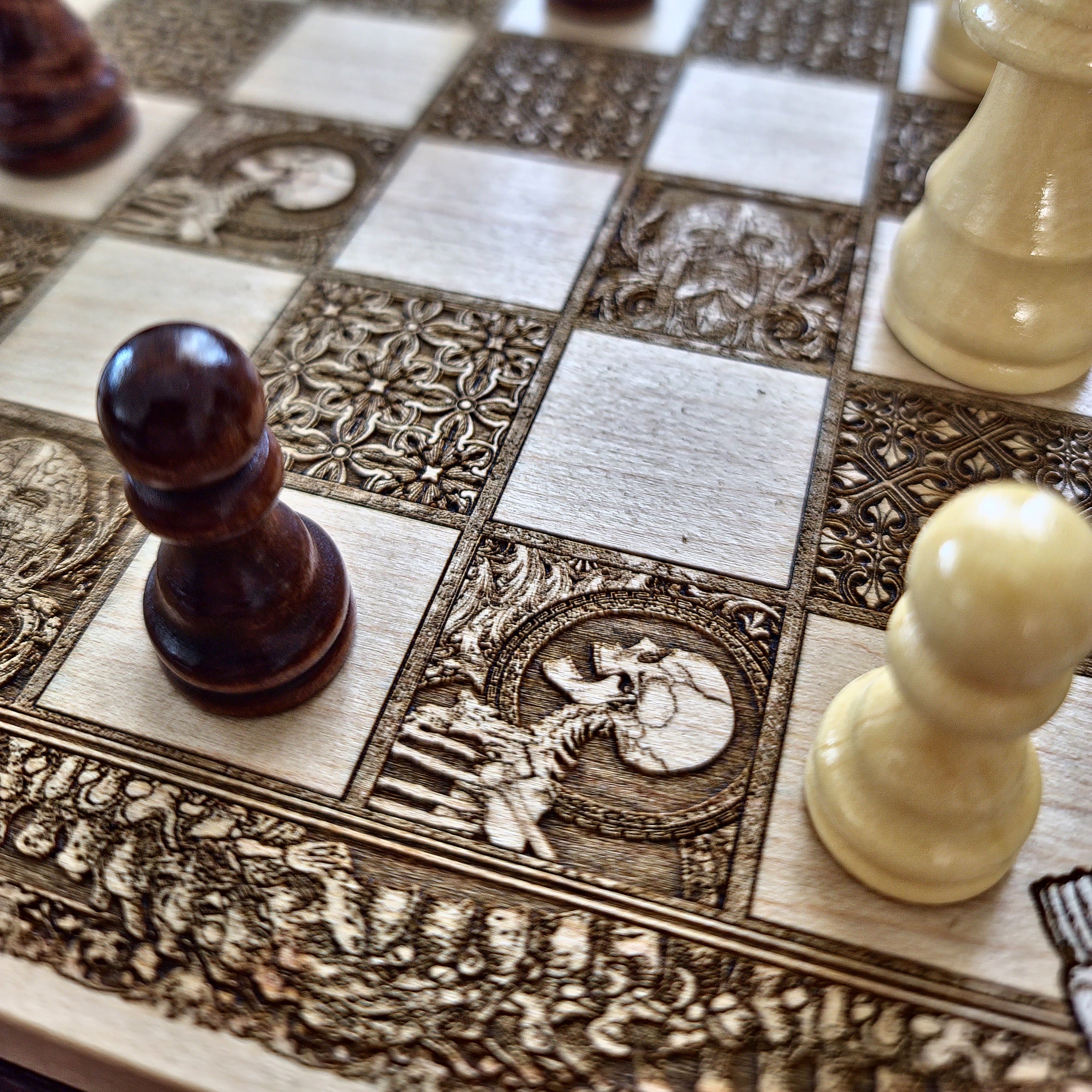 Human Anatomy Chess Board - A3 Large Size