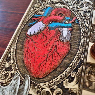Tablero de ajedrez de anatomía humana - Tamaño grande A3