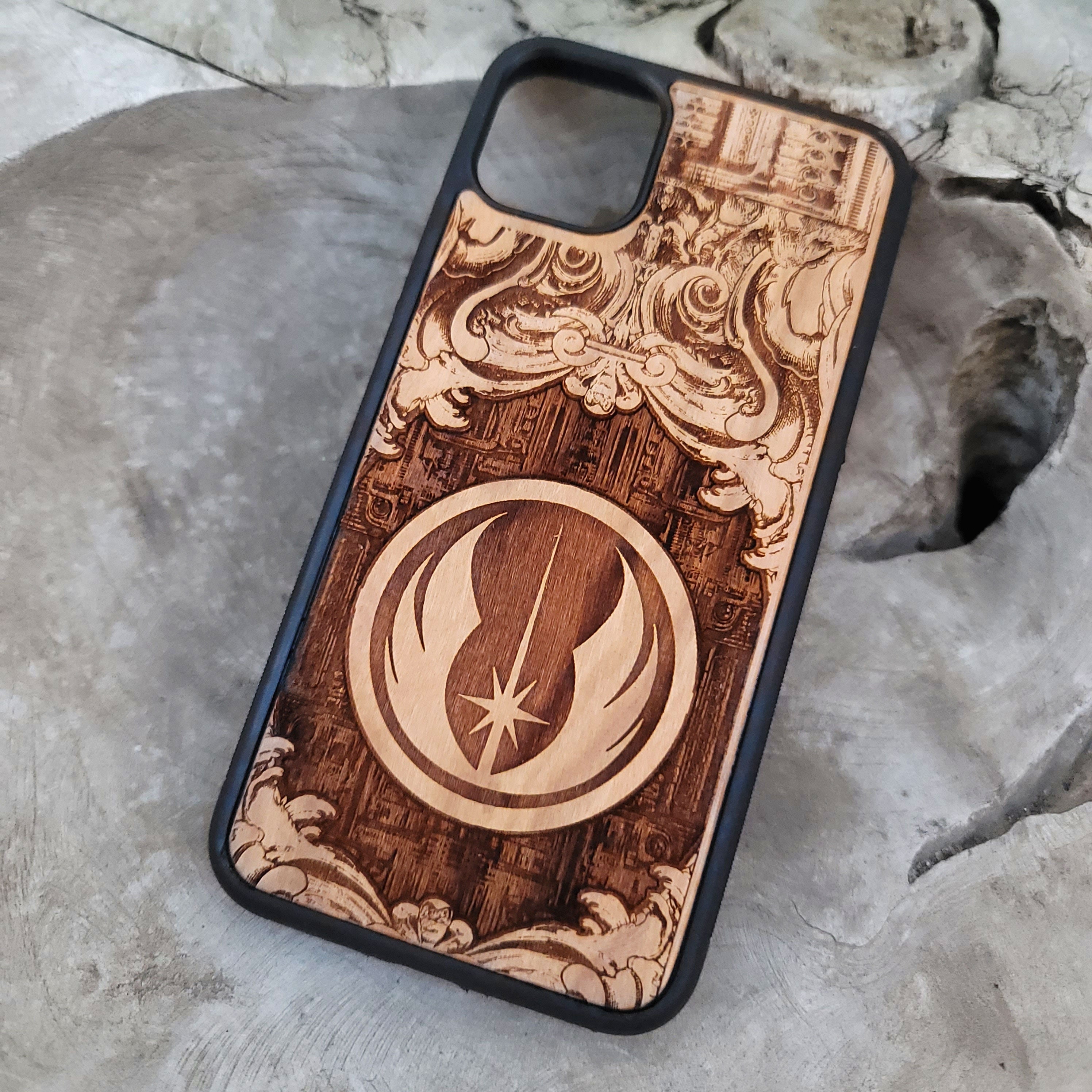 Jedi Order Star Wars - Wood Phone Case Star Wars engraved wood phone case