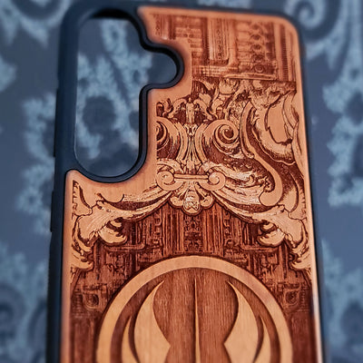 Rebel Star Wars - Funda de madera para teléfono