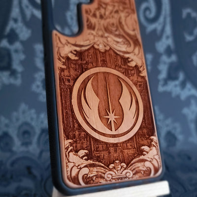 Rebel Star Wars - Funda de madera para teléfono
