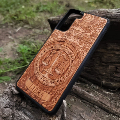 Celestial-themed phone case for Libra sun sign lovers