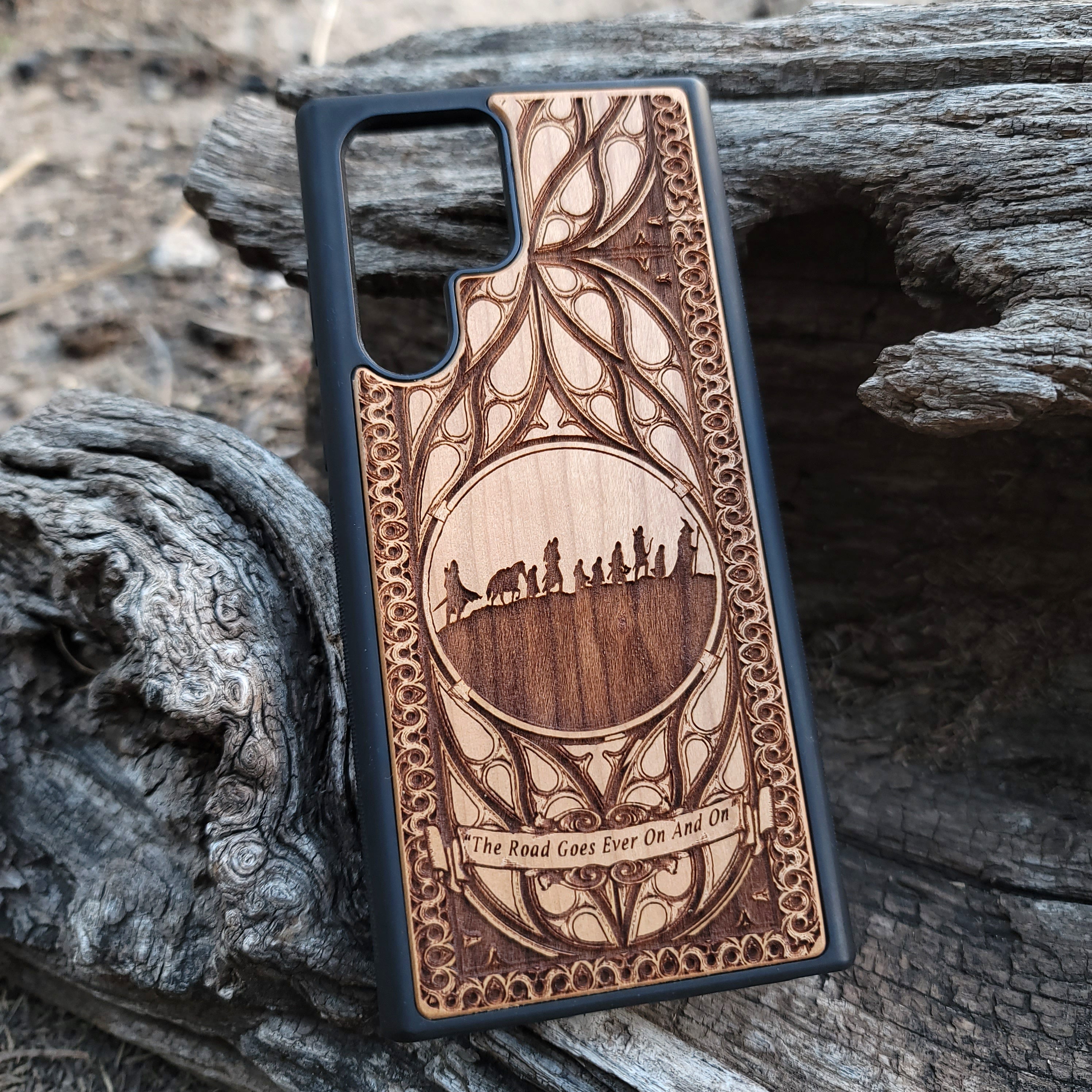 Wood Phone Case - Custom Symbol Design VII