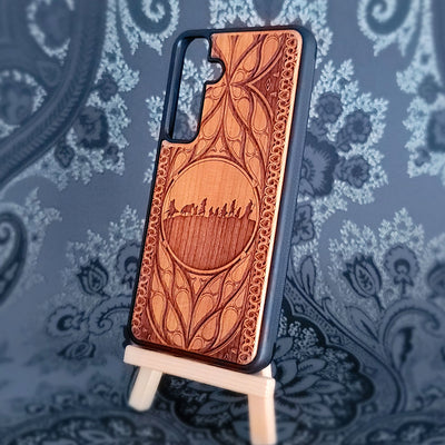 Handyhülle aus Holz - Individuelles Symboldesign VI