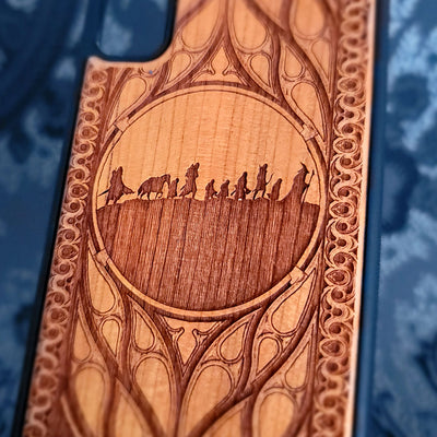 Handyhülle aus Holz - Individuelles Symboldesign VI