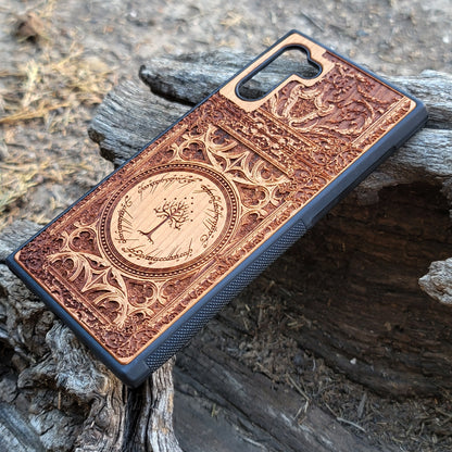 Wood Phone Case - Gothic Pattern Design X