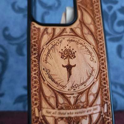 LOTR Wood Phone Case