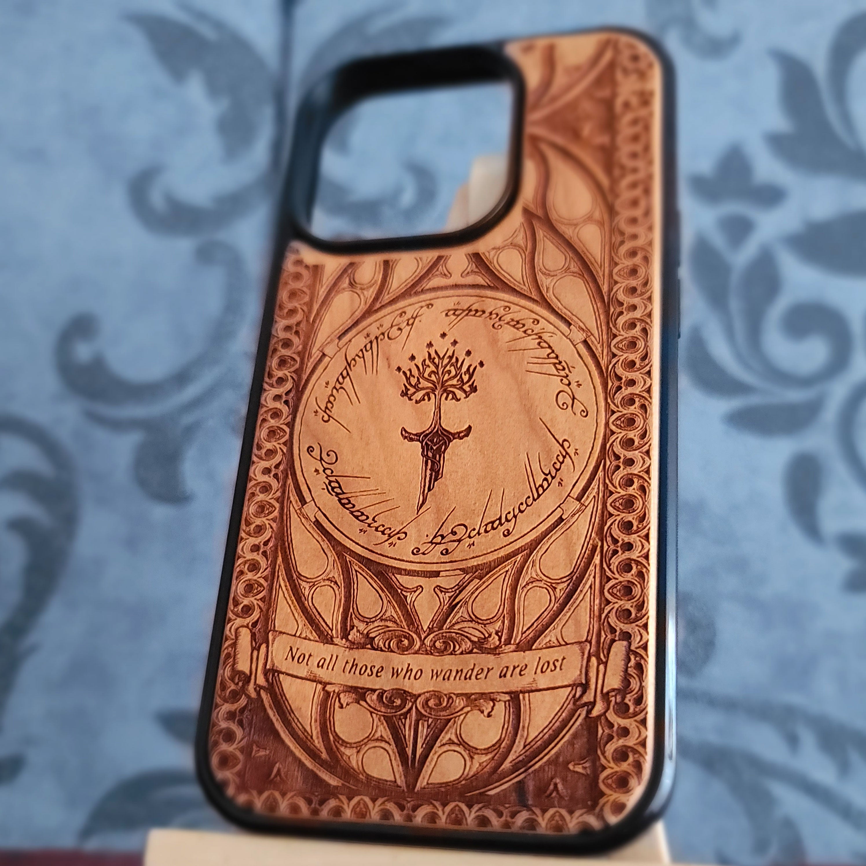LOTR Wood Phone Case