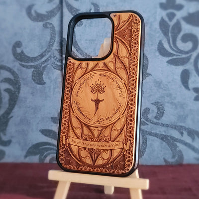 LOTR Wood Phone Case
