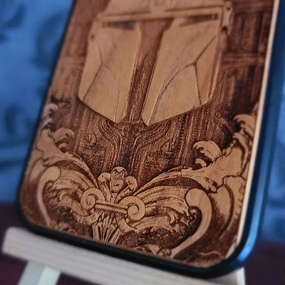 Mandalorian - Wood Phone Case
