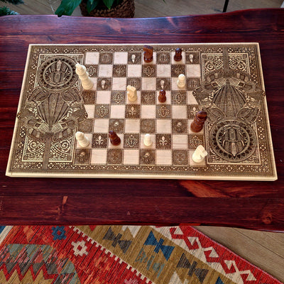 Medieval Knight Chess Board