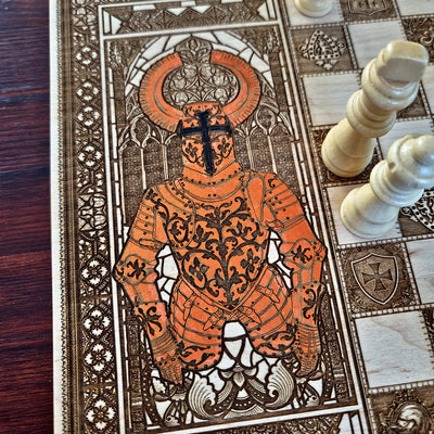 Medieval Knights Chess Board