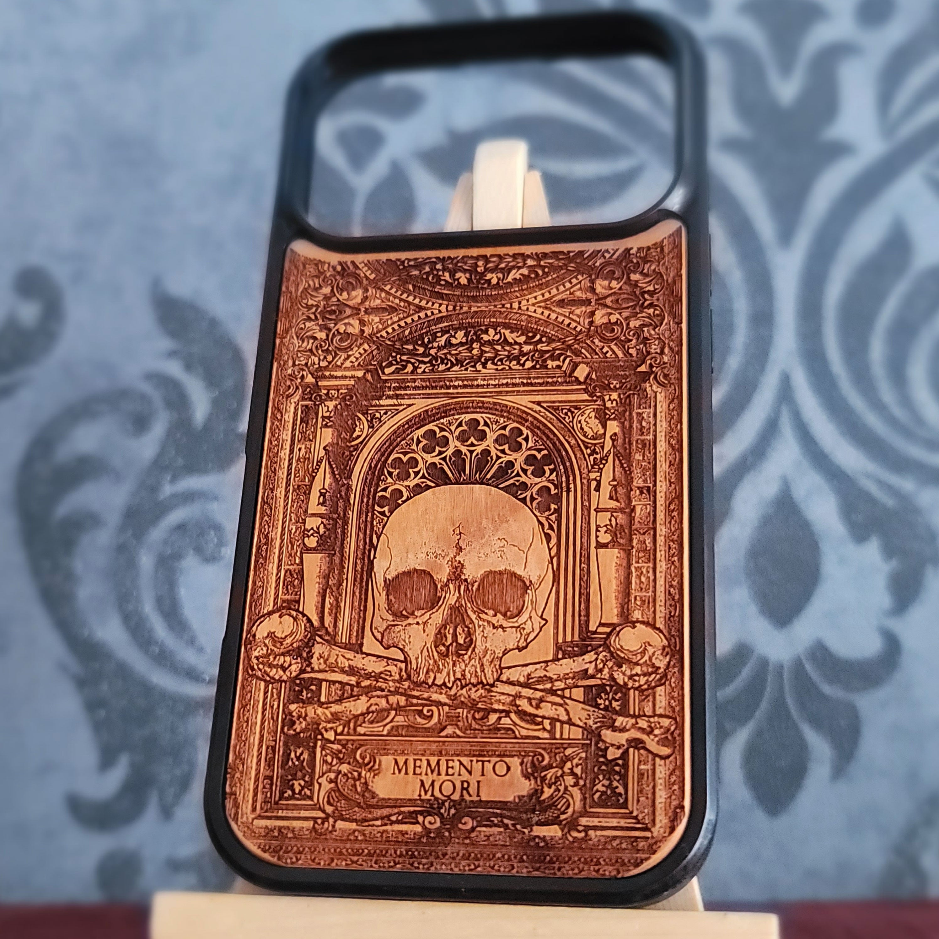 Memento Mori - Wood Phone Case