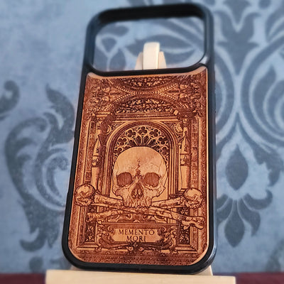 Memento Mori - Wood Phone Case