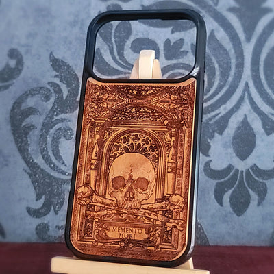 Memento Mori - Wood Phone Case