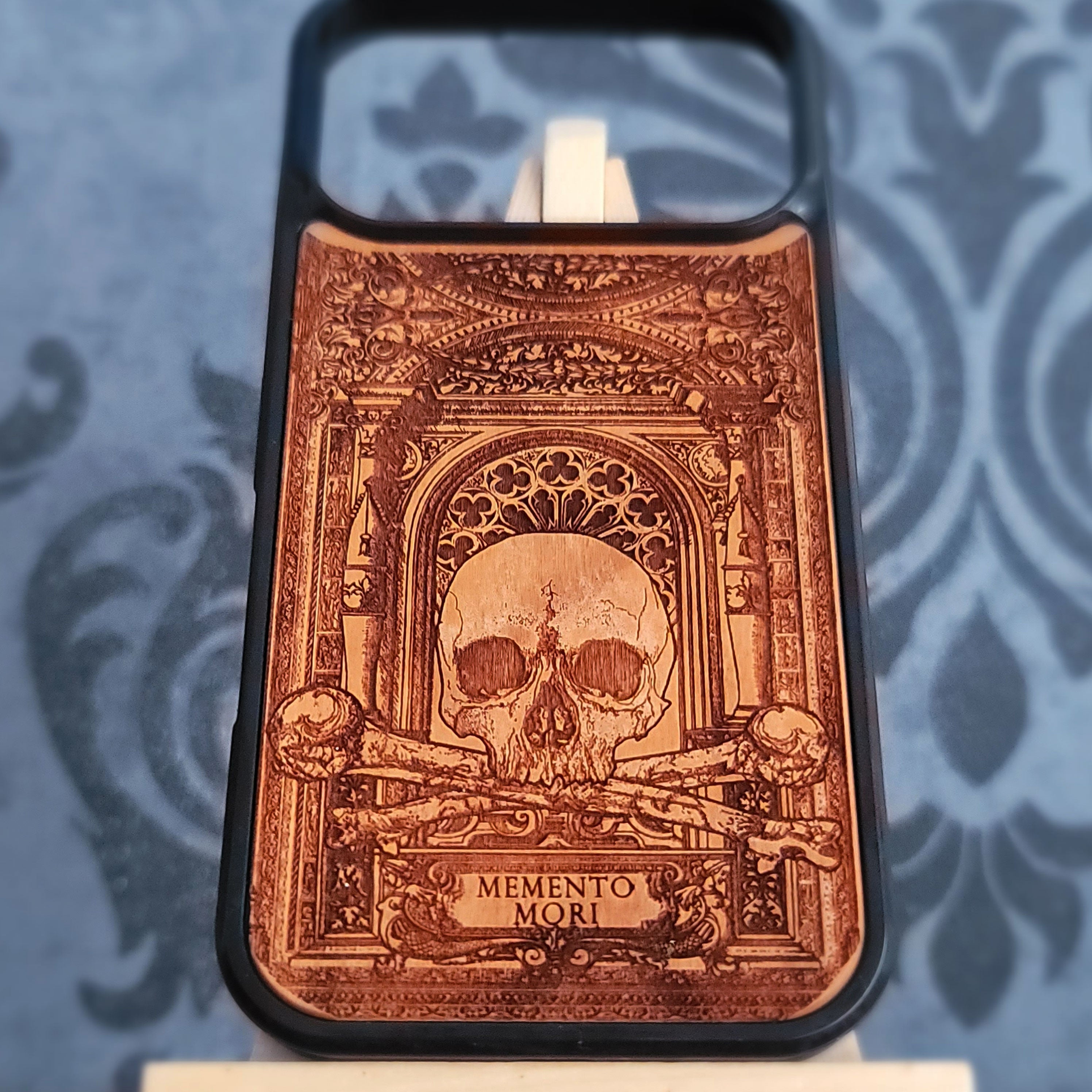 Memento Mori - Wood Phone Case