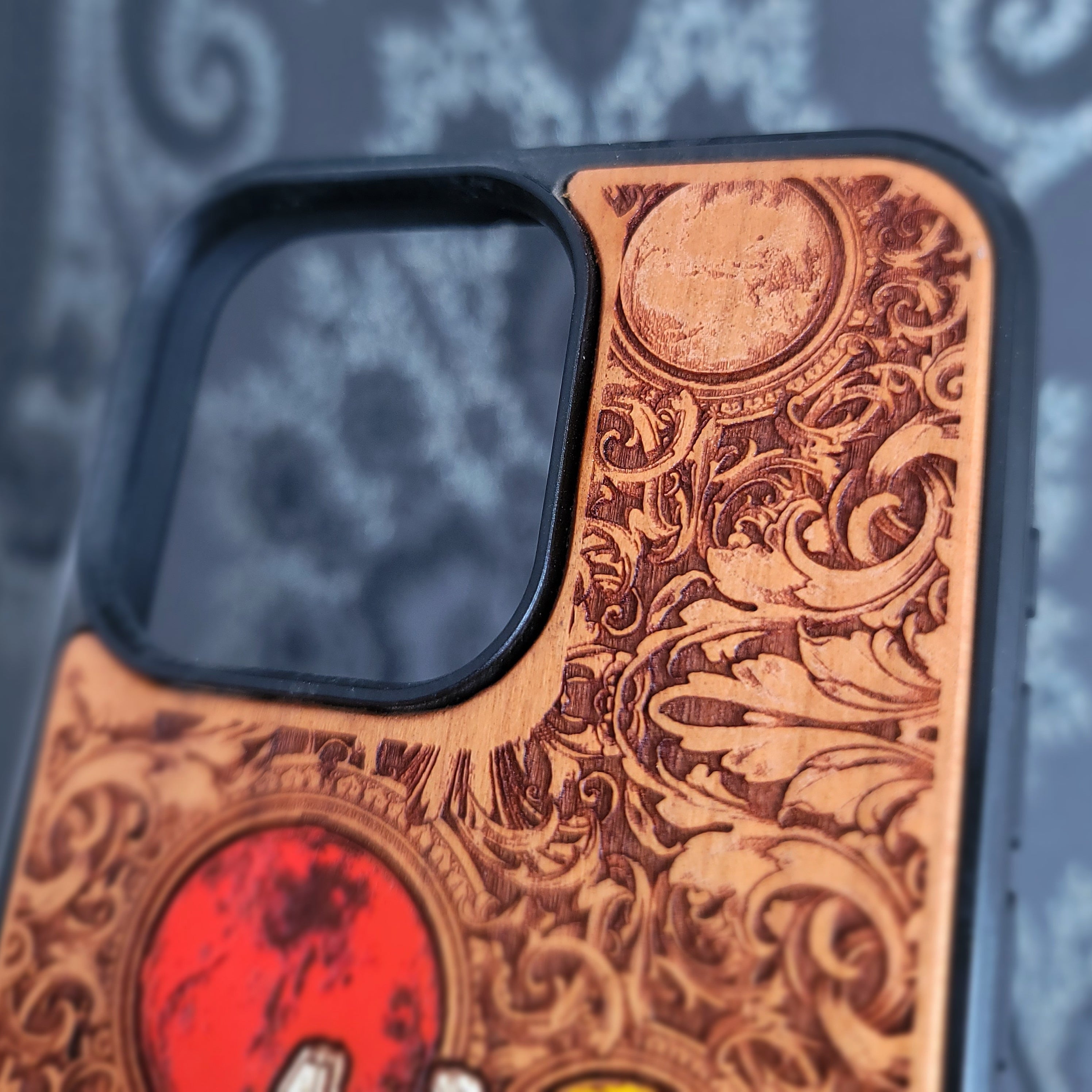 Millennium Falcon Star Wars - Wood Phone Case - Hand Painted