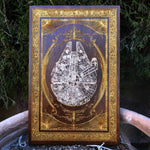 Load image into Gallery viewer, Millennium Falcon Dye wood Gold Filling - Medium

