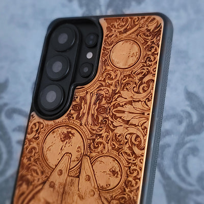 Nave Intergaláctica II Star Wars - Funda de madera para teléfono