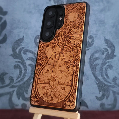 Nave Intergaláctica II Star Wars - Funda de madera para teléfono