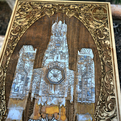 Alien-inspired Nostromo spaceship gift for sci-fi and space lovers.