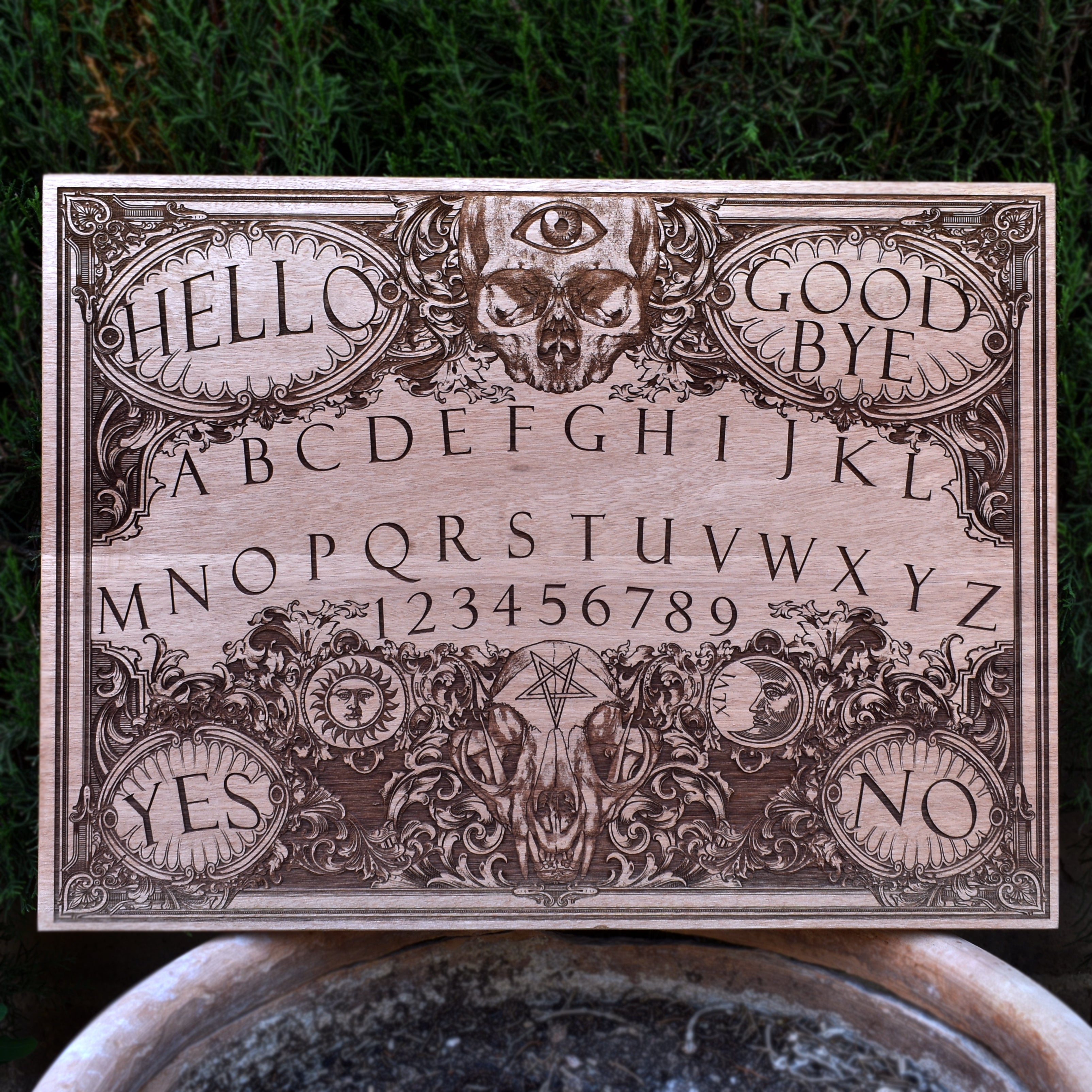 Ouija Board - Large Cedar Wood