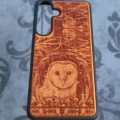 The Owl Wood Phone Case