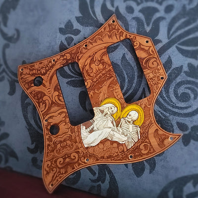 Gibson SG Wood Pickguard - Souls Hand Painted