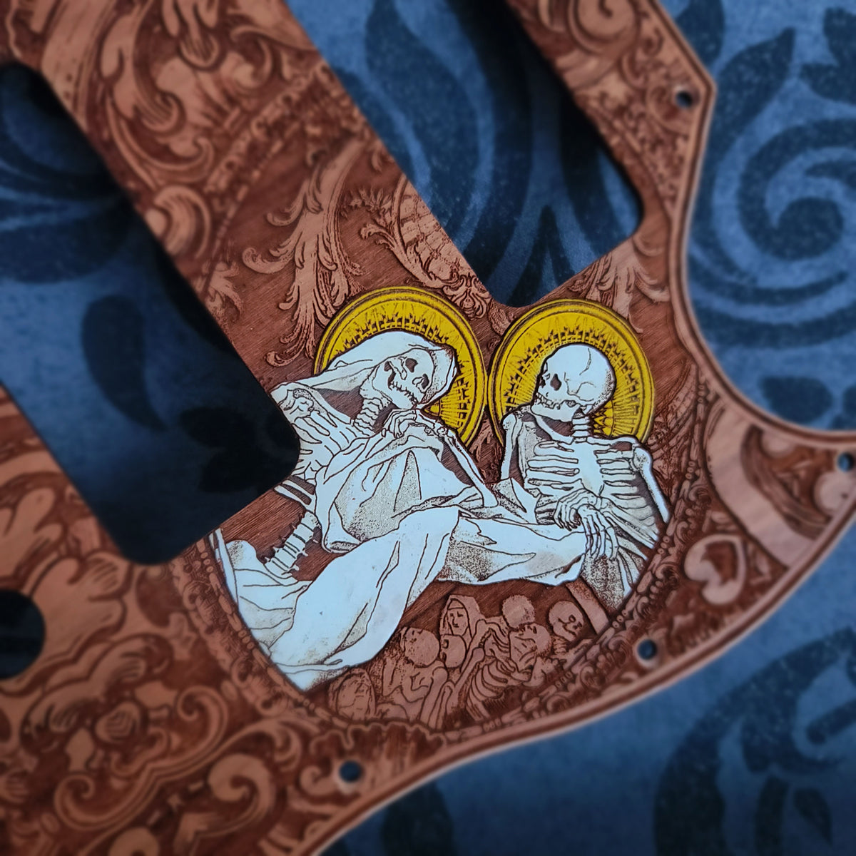 Gibson SG Wood Pickguard - Souls Hand Painted