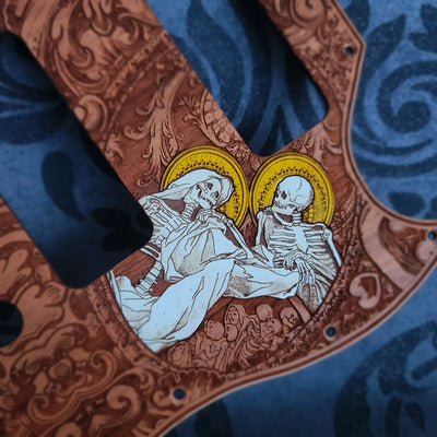 Gibson SG Wood Pickguard - Souls Hand Painted
