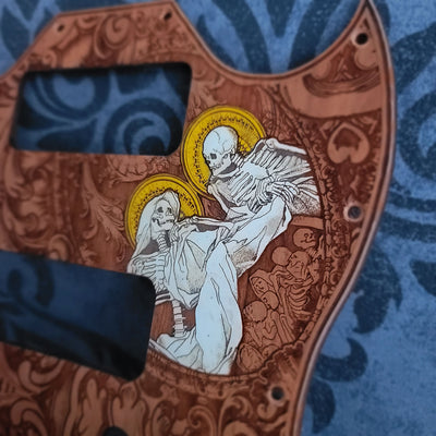 Gibson SG Wood Pickguard - Souls Hand Painted