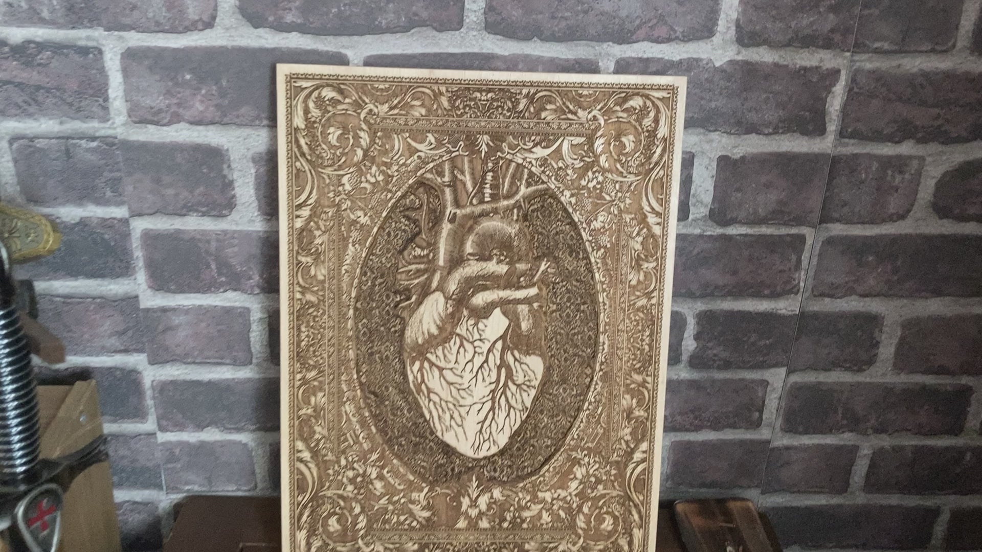 Heart - Hand Carved - Large