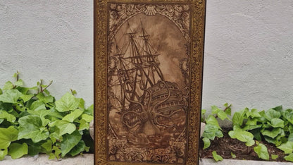 Release The Kraken - Limited Edition Extra Large Walnut Stained