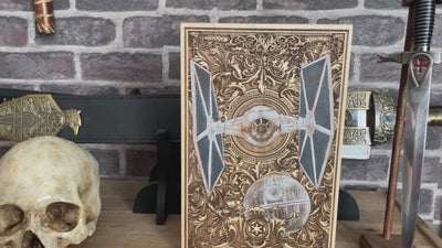 Nave intergaláctica I Star Wars - Gran pintada a mano