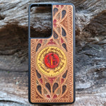 Load image into Gallery viewer, iPhone &amp; Samsung Galaxy Wood Phone Case -  Sauron Eye Gothic Pattern Hand Painted
