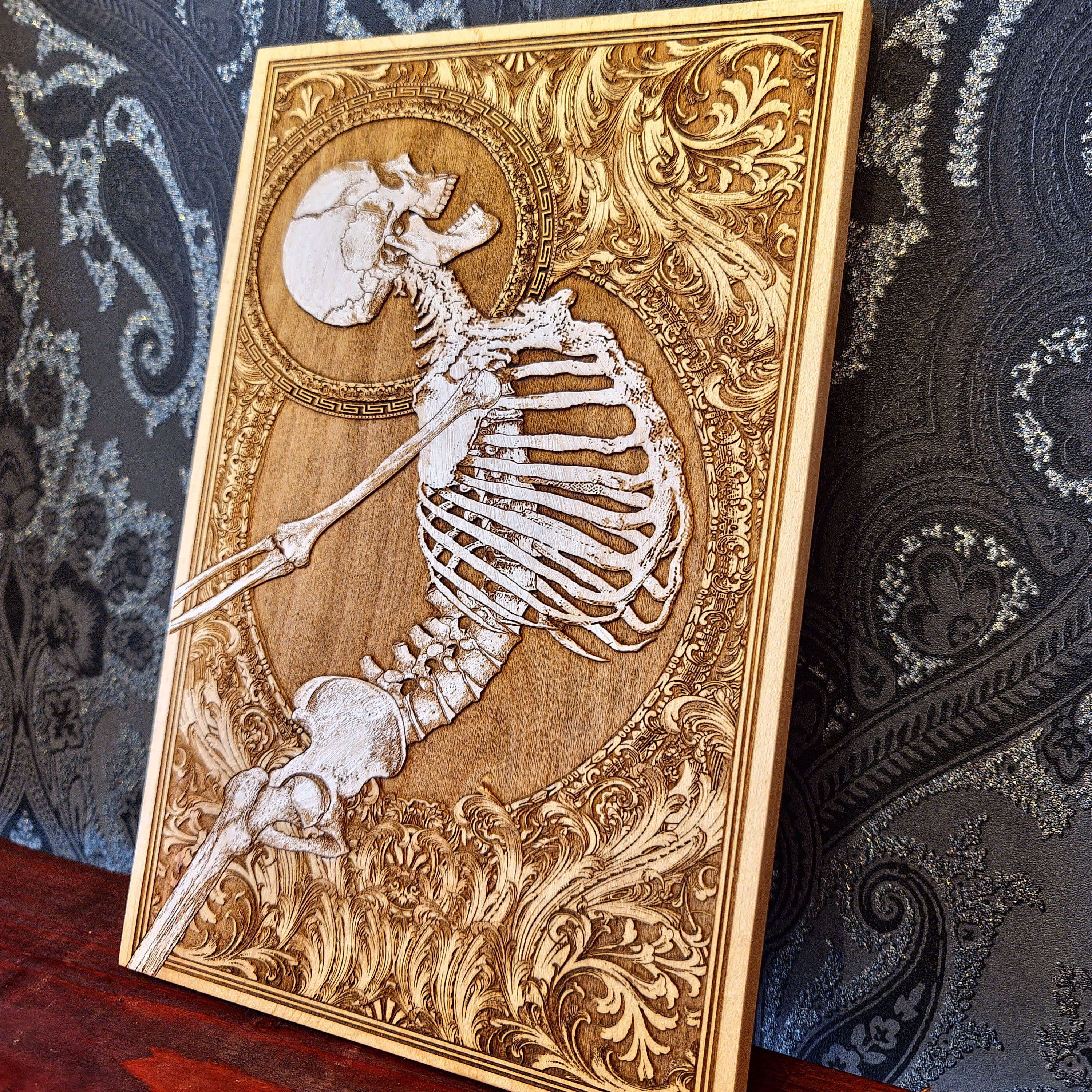Stumble Skeleton - Medium Hand Painted