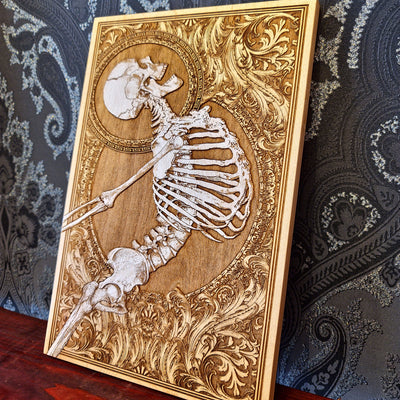 Stumble Skeleton - Medium Hand Painted
