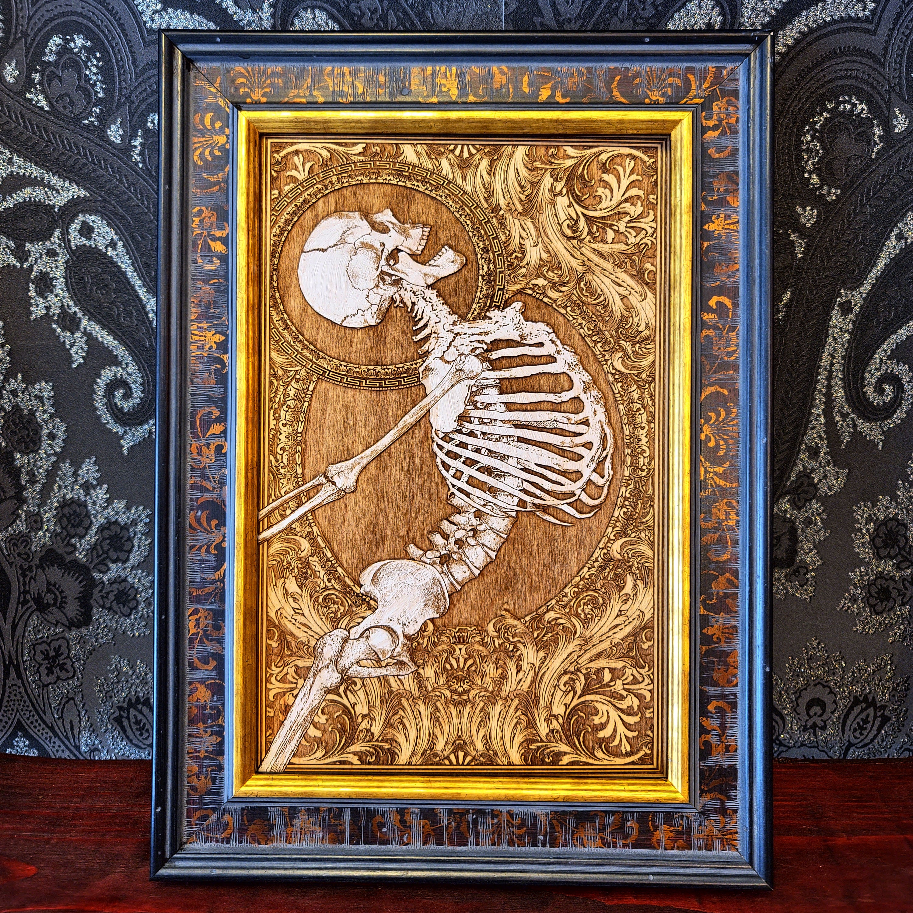 Stumble Skeleton - Medium Hand Painted