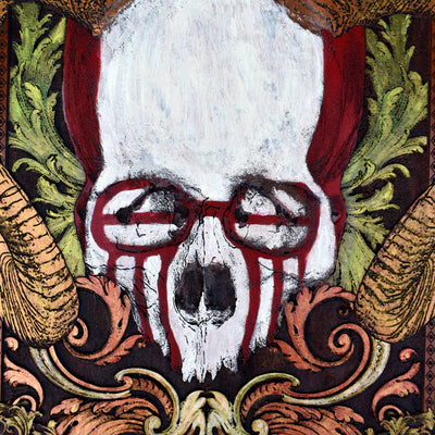 Alternative skull decor, an eye-catching gothic anniversary gift.