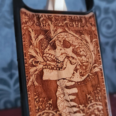 Scream - Handyhülle aus Holz