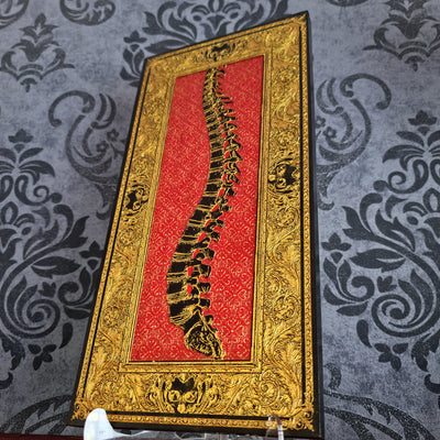 Spinney – Handmade Wood Art Gift for Doctors & Surgeons (Maple, Black&Gold)