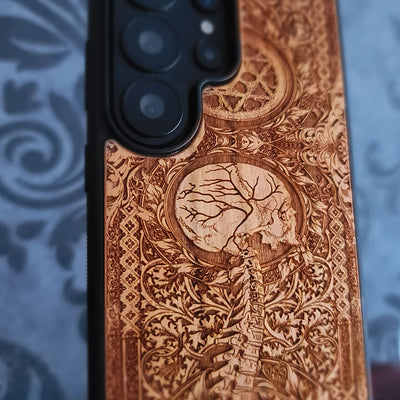 Spine - Wood Phone Case